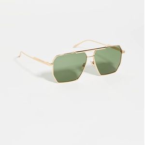 Bottega Veneta Geometric Navigator Sunglasses